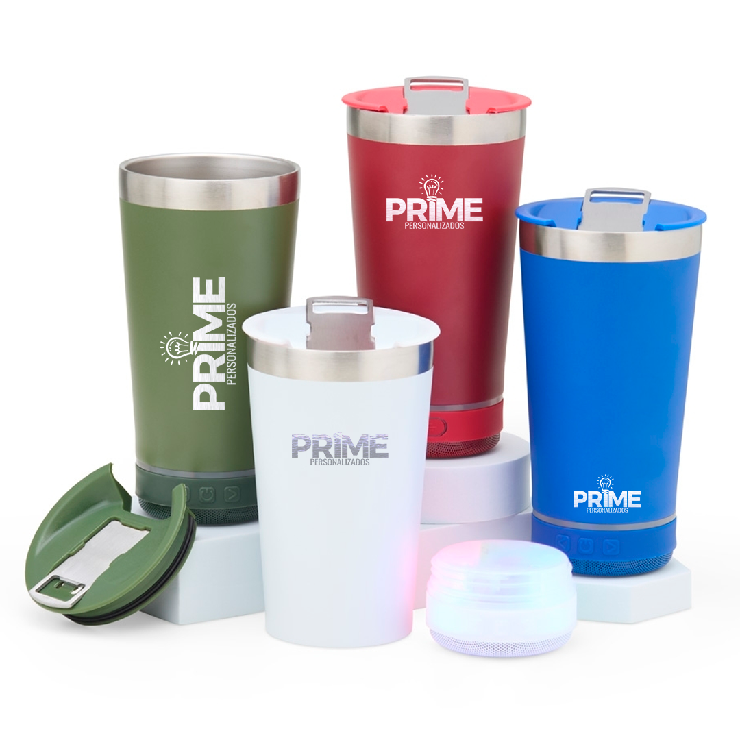 Copo Térmico 400 ML com Caixa de Som - Imagem 2