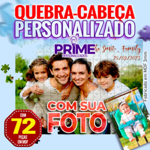 Quebra Cabeça MDF 72 Peças